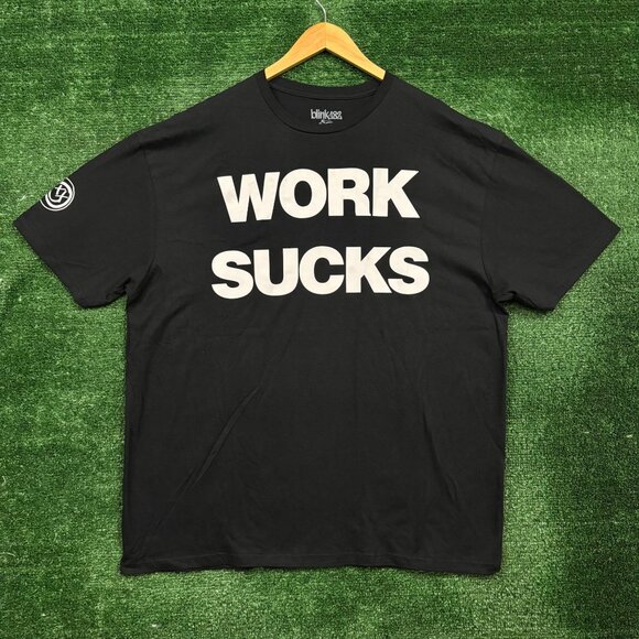 Blink-182 All the Small Things Work Sucks I Know Punk Rock Band T-Shirt XXL - Picture 1 of 4